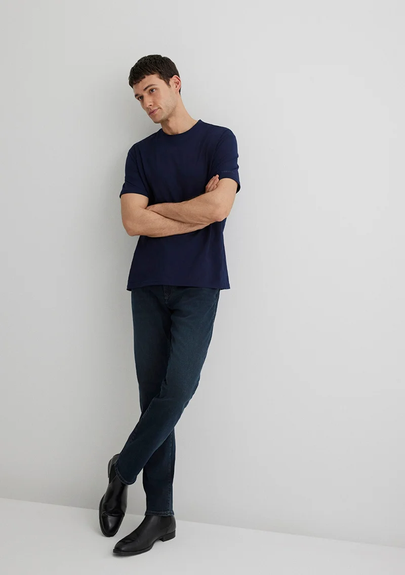MAVI Marcus Dark Foggy Mavi Jet Black Jean Pants